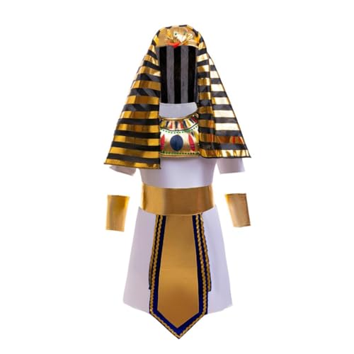 Lito Angels Ägyptischen Pharao Kostüm Kleid Verkleidung mit Zubehör für Kinder Jungen Größe 10-11 Jahre 140/152 Lito Angels Ägyptischen Pharao Kostüm Kleid Verkleidung mit Zubehör für Kinder Jungen Größe 10-11 Jahre 140/152 von Lito Angels