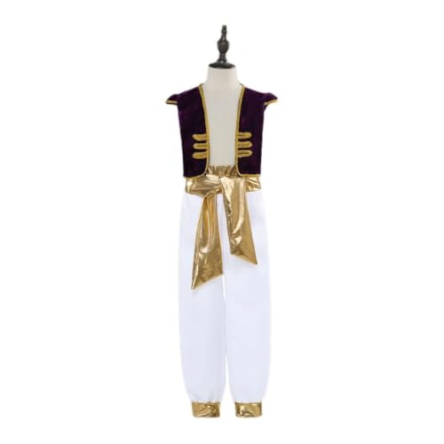 Lito Angels Aladdin Arabischer Prinz Kostüm Jungen Genie Verkleidung für Kleid Kinder, Weste Haremshose für Rollenspiel Fasching, Größe 8-9 Jahre 140 Lito Angels Aladdin Arabischer Prinz Kostüm Jungen Genie Verkleidung für Kleid Kinder, Weste Haremshose für Rollenspiel Fasching, Größe 8-9 Jahre 140 von Lito Angels