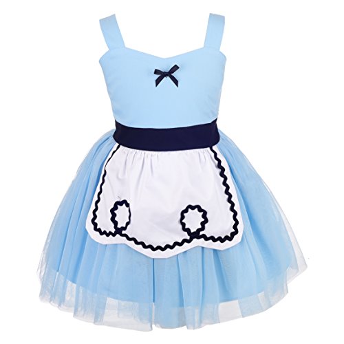 Lito Angels Alice im Wunderland Kleid für Baby Mädchen Verkleiden Kostüm Größe 12-18 Monate 86, Blau von Lito Angels