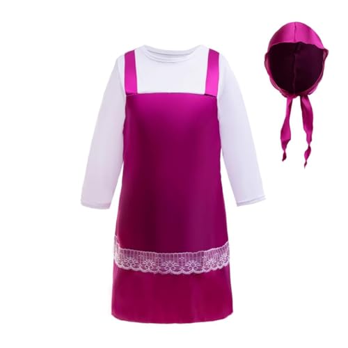 Lito Angels Kleid Kostüm Verkleidung mit Kopftuch für Kinder Mädchen Größe 5-6 Jahre 116, Lila Lito Angels Kleid Kostüm Verkleidung mit Kopftuch für Kinder Mädchen Größe 5-6 Jahre 116, Lila von Lito Angels