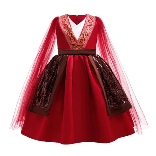 Lito Angels Mädchen Mulan Prinzessin Kriegerin Kostüm Kleid Lang Rot für Fasching Karneval Geburtstag Halloween Vorlesetag Größe 98 Alter 2-3 Jahre Verkleidung Lito Angels Mädchen Mulan Prinzessin Kriegerin Kostüm Kleid Lang Rot für Fasching Karneval Geburtstag Halloween Vorlesetag Größe 98 Alter 2-3 Jahre Verkleidung von Lito Angels