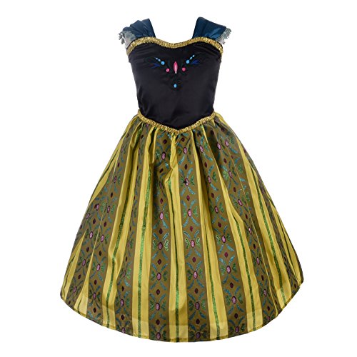 Lito Angels Prinzessin Anna Krönung Kostüm Eiskönigin Kleid für Kleinkind Mädchen Größe 4-5 Jahre 110 Lito Angels Prinzessin Anna Krönung Kostüm Eiskönigin Kleid für Kleinkind Mädchen Größe 4-5 Jahre 110 von Lito Angels
