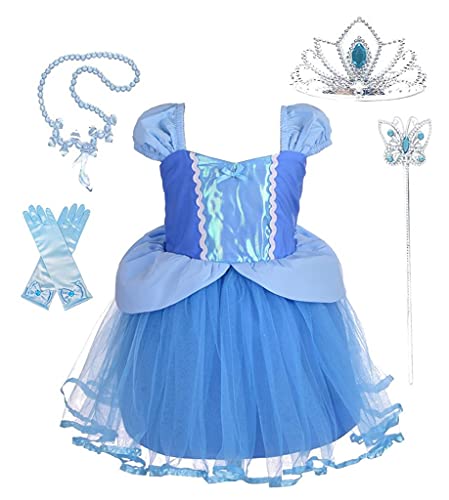 Lito Angels Prinzessin Cinderella Kleid mit Zubehör für Baby Mädchen, Aschenputtel Kostüm Party Verkleidung Geburtstagskleid, Größe 6-12 Monate 74 80 Lito Angels Prinzessin Cinderella Kleid mit Zubehör für Baby Mädchen, Aschenputtel Kostüm Party Verkleidung Geburtstagskleid, Größe 6-12 Monate 74 80 von Lito Angels