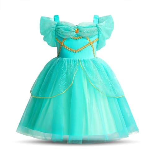 Lito Angels Prinzessin Jasmin Kleid Kostüm Karneval Verkleidung für Kleinkind Mädchen Größe 12-18 Monate 86 von Lito Angels