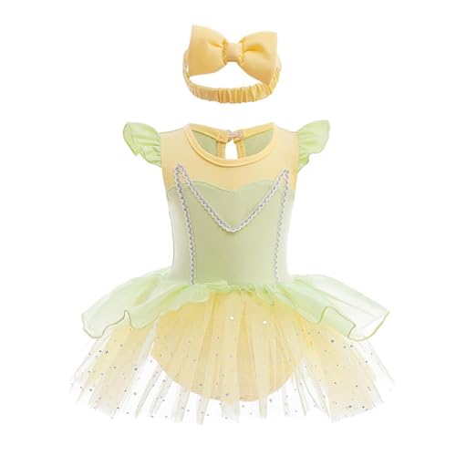 Lito Angels Prinzessin Jasmin Kostüm Kleid Verkleidung für Baby Mädchen, Body Strampler mit Stirnband Größe 12-18 Monate 86 (Tag-Nummer 95) von Lito Angels
