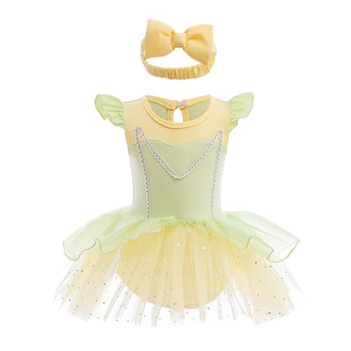 Lito Angels Prinzessin Jasmin Kostüm Kleid Verkleidung für Baby Mädchen, Body Strampler mit Stirnband Größe 9-12 Monate 80 (Tag-Nummer 90) von Lito Angels