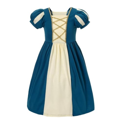 Lito Angels Prinzessin Merida Kleid Kostüm Verkleidung für Kinder Mädchen Größe 4-5 Jahre 110 (Tag-Nummer 110) von Lito Angels