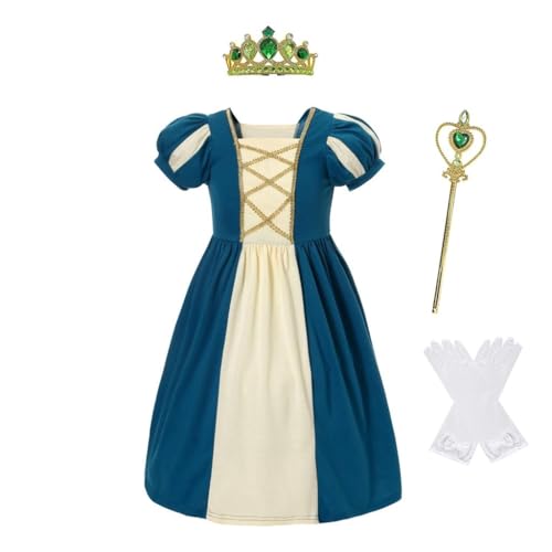Lito Angels Prinzessin Merida Kleid Kostüm Verkleidung mit Zubehör für Kinder Mädchen Größe 10-11 Jahre 146 (Tag-Nummer 150) von Lito Angels