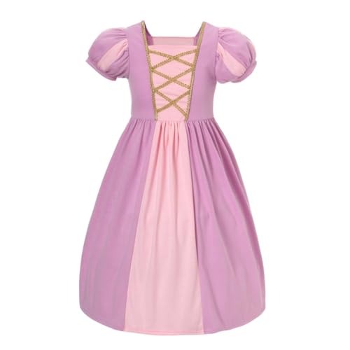 Lito Angels Prinzessin Rapunzel Kleid Kostüm Verkleidung für Kinder Mädchen Größe 10-11 Jahre 146 (Tag-Nummer 150) von Lito Angels