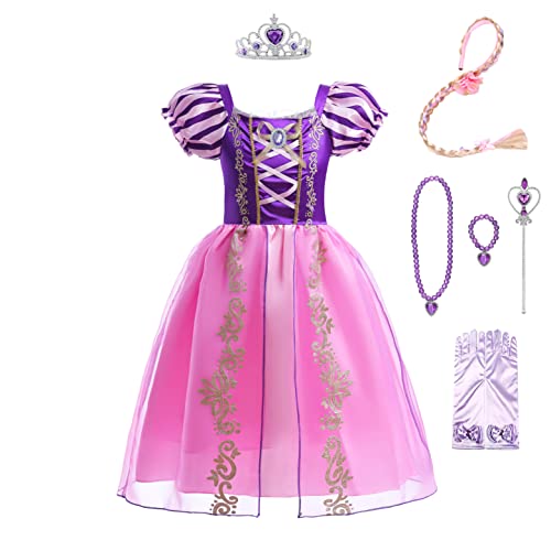 Lito Angels Prinzessin Rapunzel Kostüm Kleid Verkleidung mit Zubehör für Baby Mädchen Größe 18-24 Monate 92, Lila Lito Angels Prinzessin Rapunzel Kostüm Kleid Verkleidung mit Zubehör für Baby Mädchen Größe 18-24 Monate 92, Lila von Lito Angels