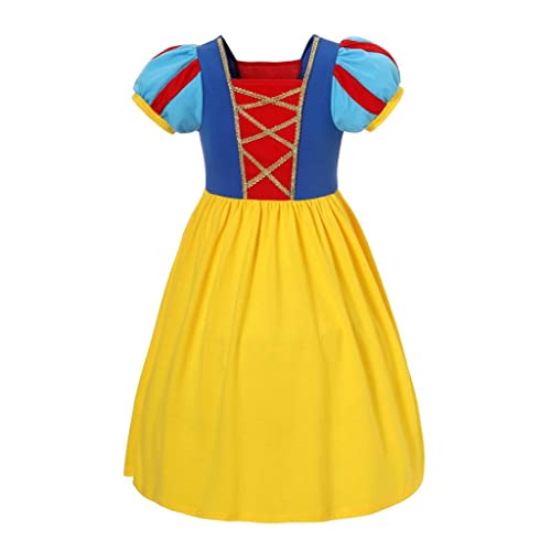 Lito Angels Prinzessin Schneewittchen Kleid Kostüm Verkleidung für Kinder Mädchen Größe 10-11 Jahre 146 von Lito Angels
