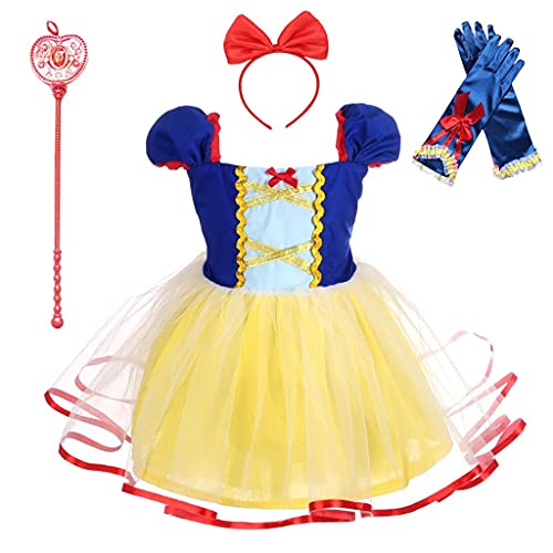 Lito Angels Prinzessin Schneewittchen Kleid mit Zubehör für Kinder Mädchen, Party Kostüm Verkleidung Geburtstagskleid, Größe 6-7 Jahre 122 Lito Angels Prinzessin Schneewittchen Kleid mit Zubehör für Kinder Mädchen, Party Kostüm Verkleidung Geburtstagskleid, Größe 6-7 Jahre 122 von Lito Angels