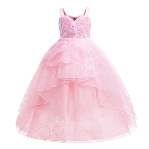 Lito Angels Prinzessinnen, Kostüm Glinda, Rosa Pailletten, Tüll Ballkleid für Kindergeburtstage Hochzeiten Feste, Alter 7-8 Jahre Lito Angels Prinzessinnen, Kostüm Glinda, Rosa Pailletten, Tüll Ballkleid für Kindergeburtstage Hochzeiten Feste, Alter 7-8 Jahre von Lito Angels