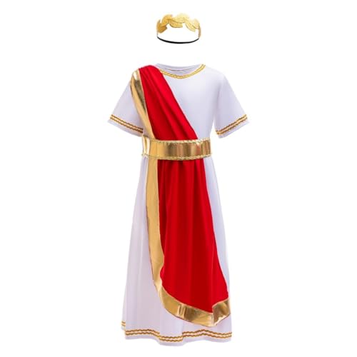 Lito Angels Römische Griechische Gott Karneval Kostüm Kleid Verkleidung mit Lorbeer Stirnband Gold für Kinder Jungen Größe 10-11 Jahre 146 Lito Angels Römische Griechische Gott Karneval Kostüm Kleid Verkleidung mit Lorbeer Stirnband Gold für Kinder Jungen Größe 10-11 Jahre 146 von Lito Angels
