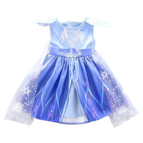 Lito Angels Schneekönigin Elsa Kleid mit Schleppe für Kleinkind Mädchen Eiskönigin 2 Prinzessin Kostüm Verkleidung Größe 4-5 Jahre 110 Blau Lito Angels Schneekönigin Elsa Kleid mit Schleppe für Kleinkind Mädchen Eiskönigin 2 Prinzessin Kostüm Verkleidung Größe 4-5 Jahre 110 Blau von Lito Angels