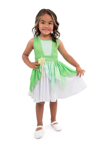 Little Adventures Lily Pad Drehkleid, maschinenwaschbar, Spiel- und Partykleid, ohne Glitzer, Kindergröße 10 von Little Adventures