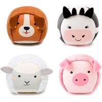 Dooballs - Set of 4 plush balls - Bauernhof von Little Big Friends