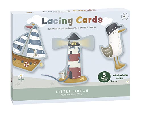Little Dutch 120716 Schnürkarten Spiel - Sailors Bay von Little Dutch