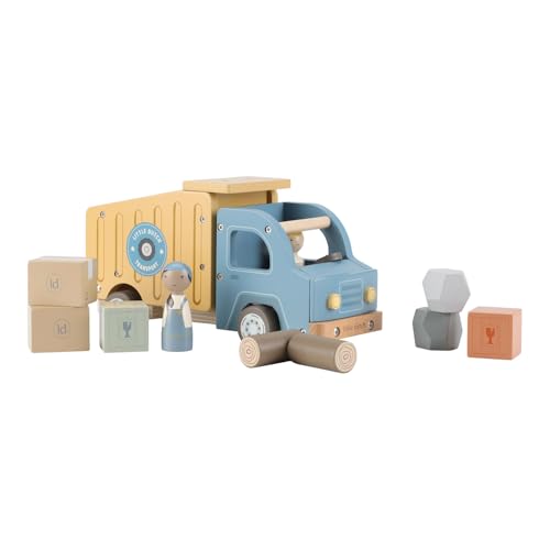 Little Dutch 2535 Holz Kipplaster - blau von Little Dutch