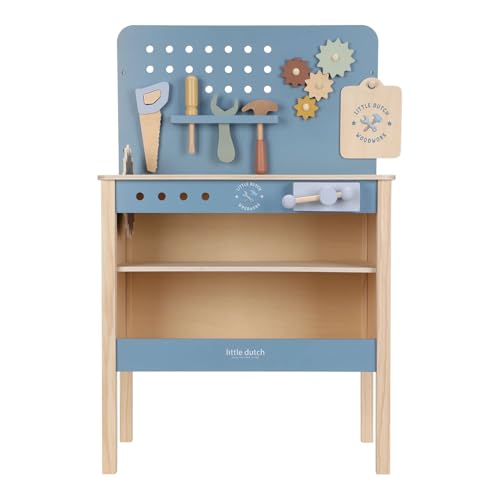 Little Dutch 2545 Holz Spielwerkbank mit Werkzeug - blau Little Dutch 2545 Holz Spielwerkbank mit Werkzeug - blau von Little Dutch
