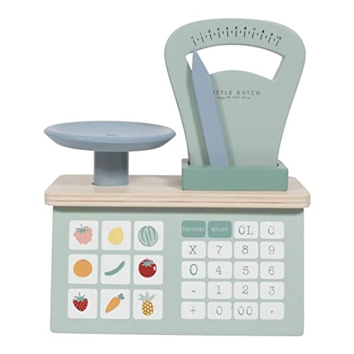 Little Dutch 4468 Holz Waage Mint - Littledutch LD Küchenspielzeug von Little Dutch