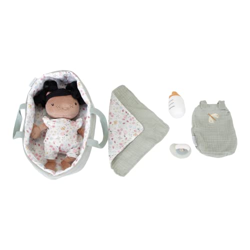 Little Dutch 4555 Stoffpuppe Babypuppe Evi mit Tragekorb und Zubehör - Flowers & Butterflies Little Dutch 4555 Stoffpuppe Babypuppe Evi mit Tragekorb und Zubehör - Flowers & Butterflies von Little Dutch