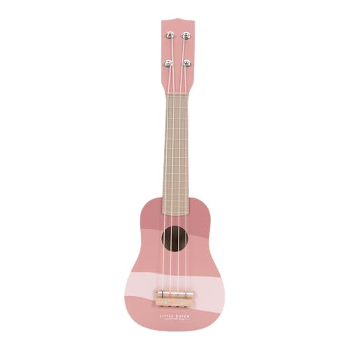 Little Dutch 7014 Holz Kinder Gitarre rosa von Little Dutch