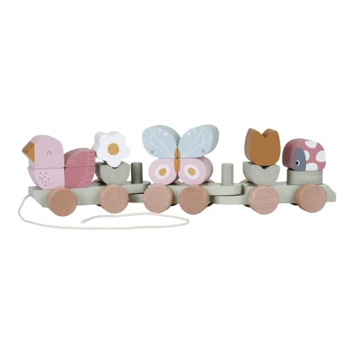 Little Dutch 7067 FSC Holz Eisenbahn Zug mit Steck-Formen und Zugschnur - Flowers & Butterflies Little Dutch 7067 FSC Holz Eisenbahn Zug mit Steck-Formen und Zugschnur - Flowers & Butterflies von Little Dutch