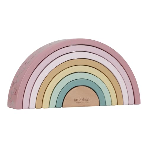 Little Dutch Regenbogenbauklötze - Fairy Garden Rosa, Fördert die Feinmotorik und Kreativität, Ab 12 Monate Little Dutch Regenbogenbauklötze - Fairy Garden Rosa, Fördert die Feinmotorik und Kreativität, Ab 12 Monate von Little Dutch
