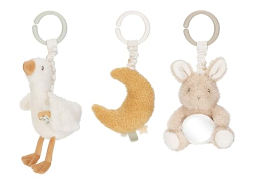 Little Dutch 8420 Activity Hängespielzeug 3er Set - Newborn Naturals von Little Dutch