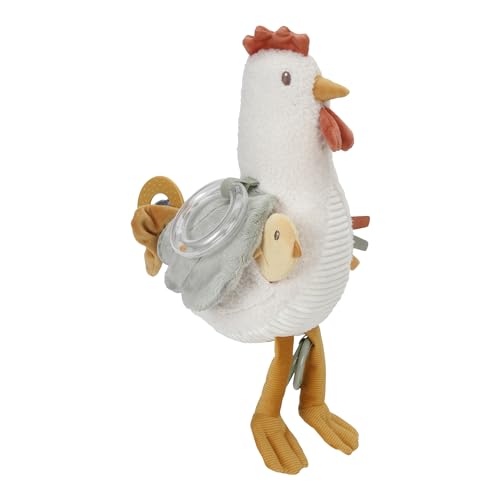 Little Dutch 8804 Activity Plüschtier Huhn - Little Farm (25 cm) von Little Dutch