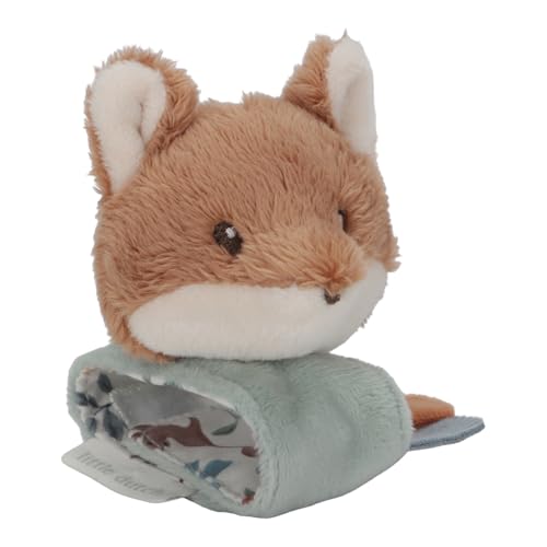Little Dutch 8924 Rasselarmband/Handgelenkrassel Fuchs - Forest Friends blau von Little Dutch