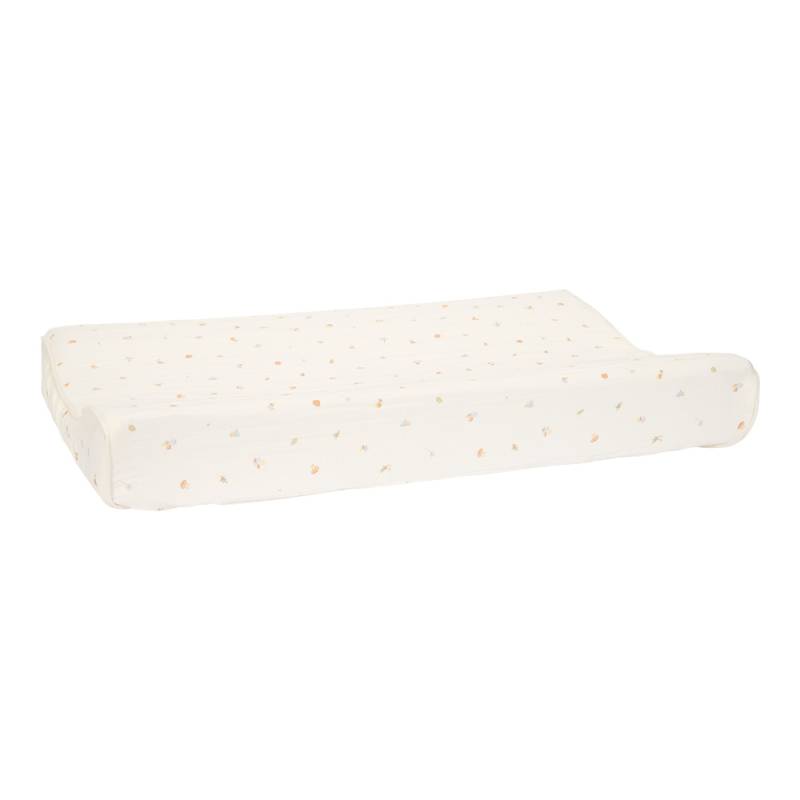 Little Dutch Changing Pad Cover Muslin - Blueberry Leaves von Little Dutch