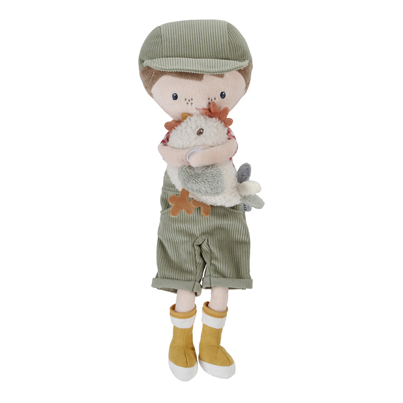 Little Dutch Cuddle Doll Farmer Jim– 35 cm. von Little Dutch