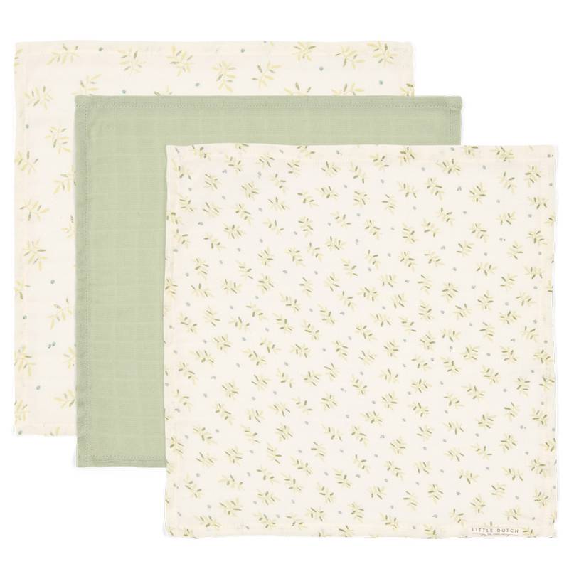 Little Dutch Mouthcloth Set Muslin - 25x25 cm - Forest Friends von Little Dutch