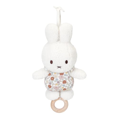 Little Dutch NIJN754 Stoff Spieluhr Miffy Vintage Little Flowers von Little Dutch