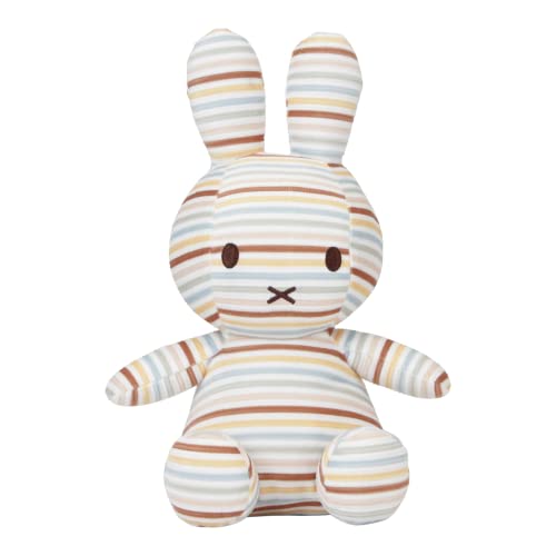 Little Dutch NIJN851 Kuscheltier/Stofftier Miffy Vintage Sunny Stripes All Over (25 cm) von Little Dutch