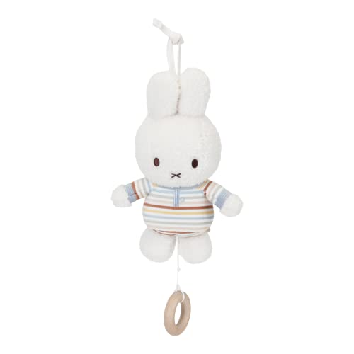 Little Dutch NIJN854 Stoff Spieluhr Miffy Vintage Sunny Stripes von Little Dutch