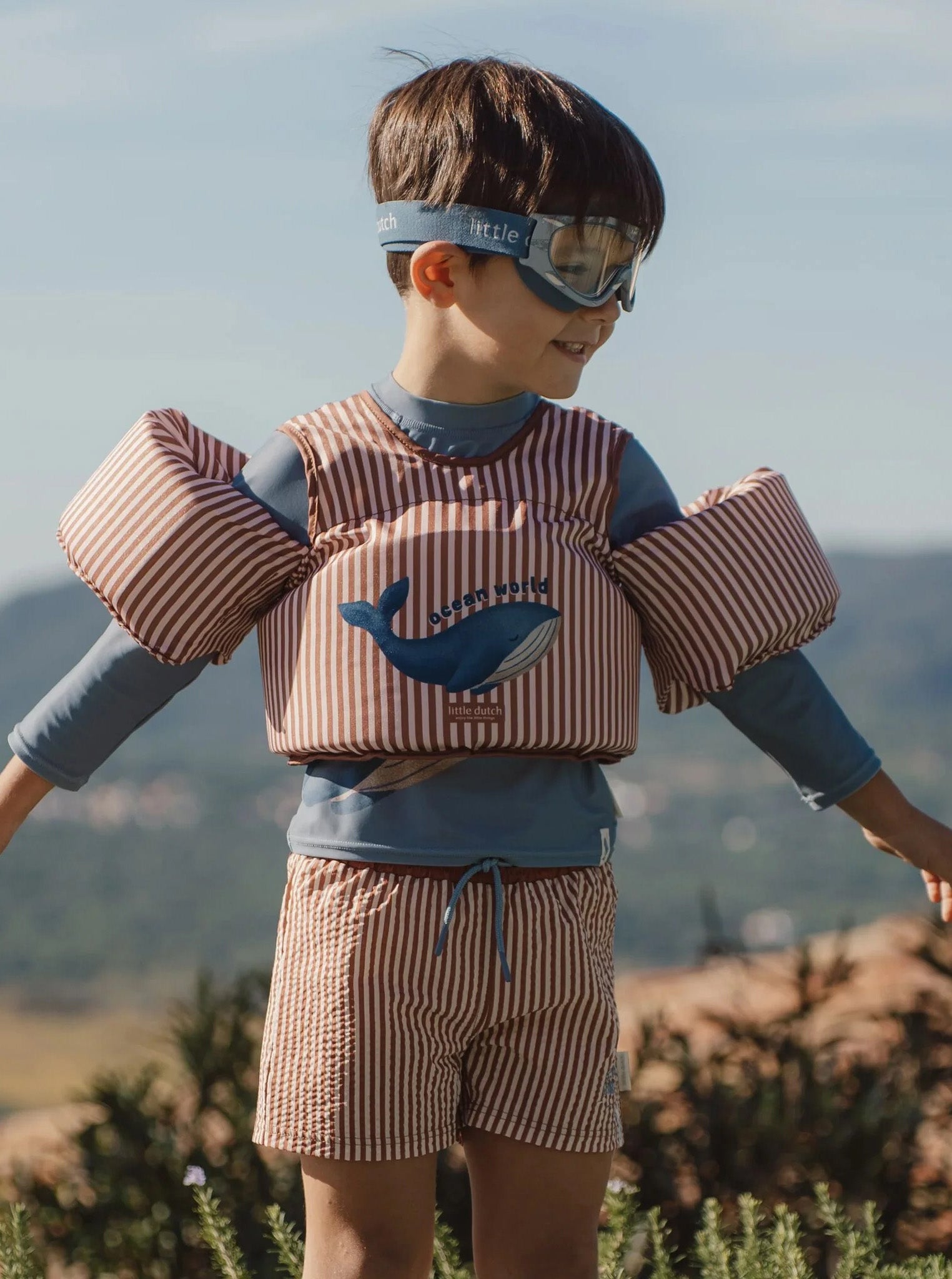 Little Dutch Ocean World Schwimmgürtel, Blue von Little Dutch