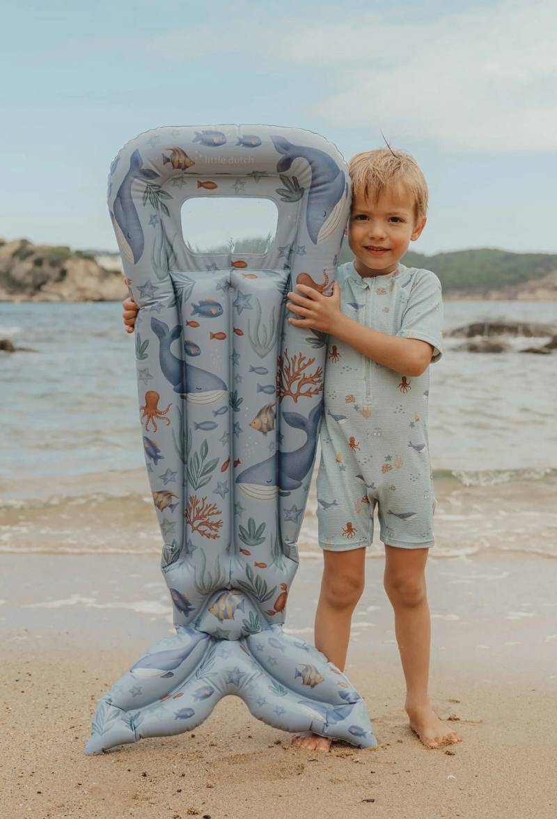 Little Dutch Schwimmmatratze Ocean World, Blue von Little Dutch
