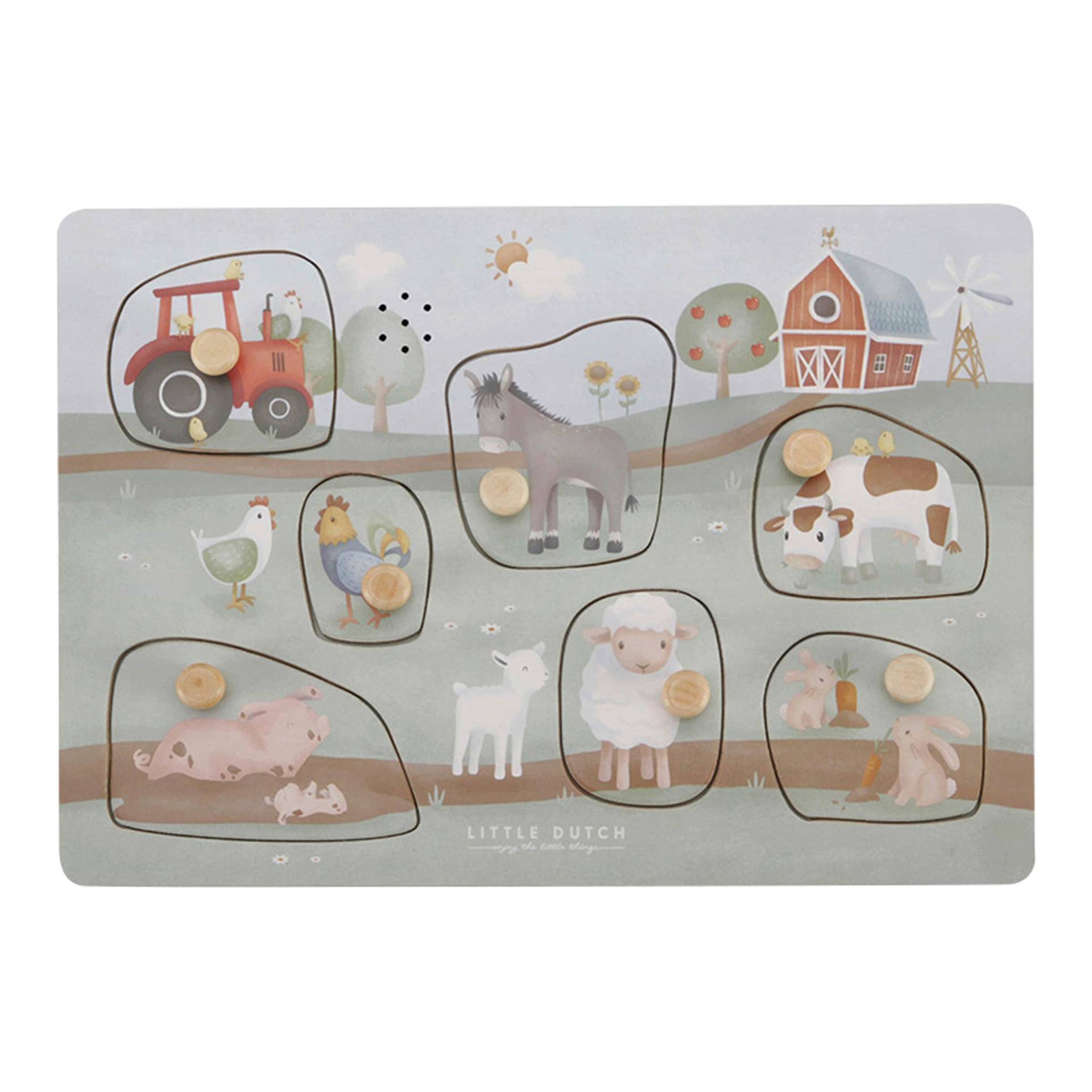 Little Dutch Sound-Greif-Puzzle Little Farm Little Dutch Sound-Greif-Puzzle Little Farm von Little Dutch
