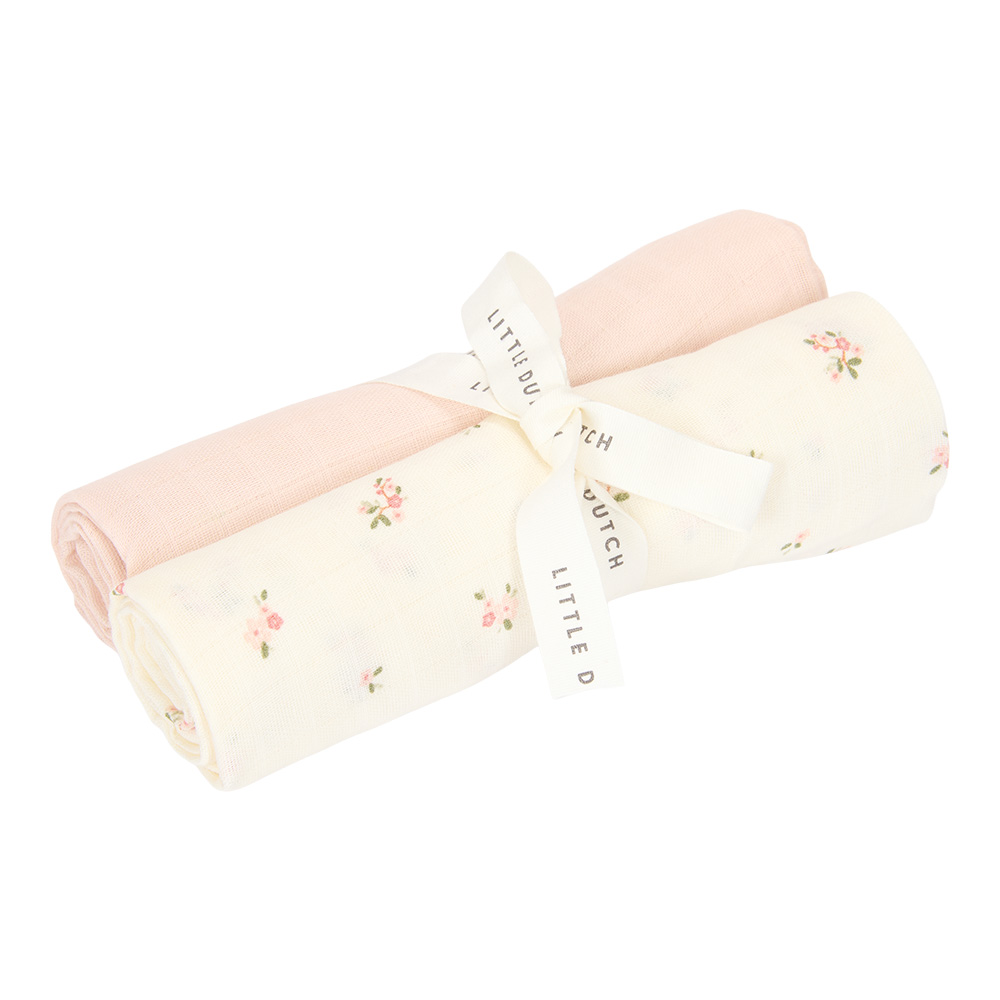 Little Dutch Swaddle Cloths Muslin - 70x70 cm - Blueberry Leaves&Sage Little Dutch Swaddle Cloths Muslin - 70x70 cm - Blueberry Leaves&Sage von Little Dutch