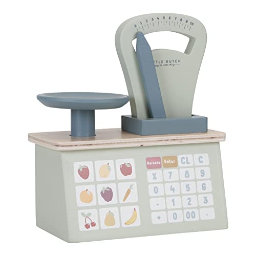 Little Dutch Tiamo 7083 FSC Holz Kaufladen Waage Mint von Little Dutch