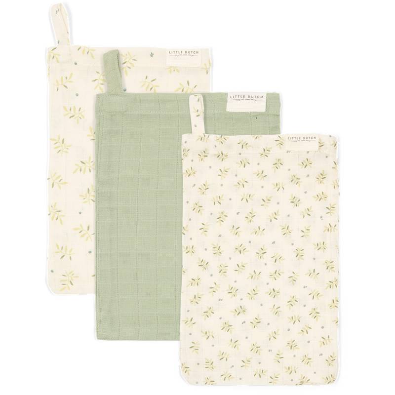 Little Dutch Wascloth Set Muslin - 21x14 cm - Forest Friends von Little Dutch