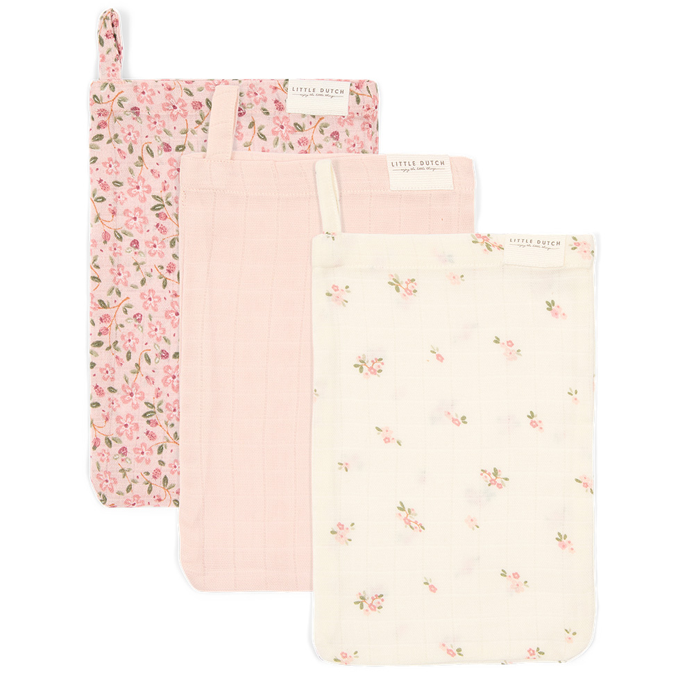 Little Dutch Wascloth Set Muslin - 21x14 cm - Forest Friends Little Dutch Wascloth Set Muslin - 21x14 cm - Forest Friends von Little Dutch