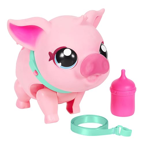 Little Live Pets - My Pet Pig , Soft and Jiggly Interactive Toy Pig That Walks, Dances and Nuzzles. 20+ Sounds & Reactions. Batteries Included. For Kids Ages 4+. von Little Live Pets