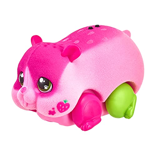 Little Live Pets 26369 Lil Single Pack: Strawbles, Interactive Toy Scurries, Sounds, and Moves Like a Real Hamster. Soft Flocked. Batteries Included. for Kids 4+, Pink von Little Live Pets