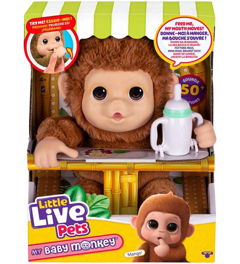 Little Live Pets Interaktiv Kuscheltiere - My Baby Monkey - Mang - Little Live Pets - One Size - Kuscheltiere Little Live Pets Interaktiv Kuscheltiere - My Baby Monkey - Mang - Little Live Pets - One Size - Kuscheltiere von Little Live Pets