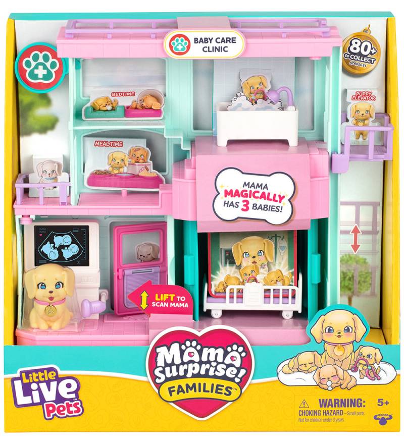 Little Live Pets Welpenklirren m. 3 Welpen - Mama Überraschung - Little Live Pets - One Size - Spielzeugfiguren Little Live Pets Welpenklirren m. 3 Welpen - Mama Überraschung - Little Live Pets - One Size - Spielzeugfiguren von Little Live Pets