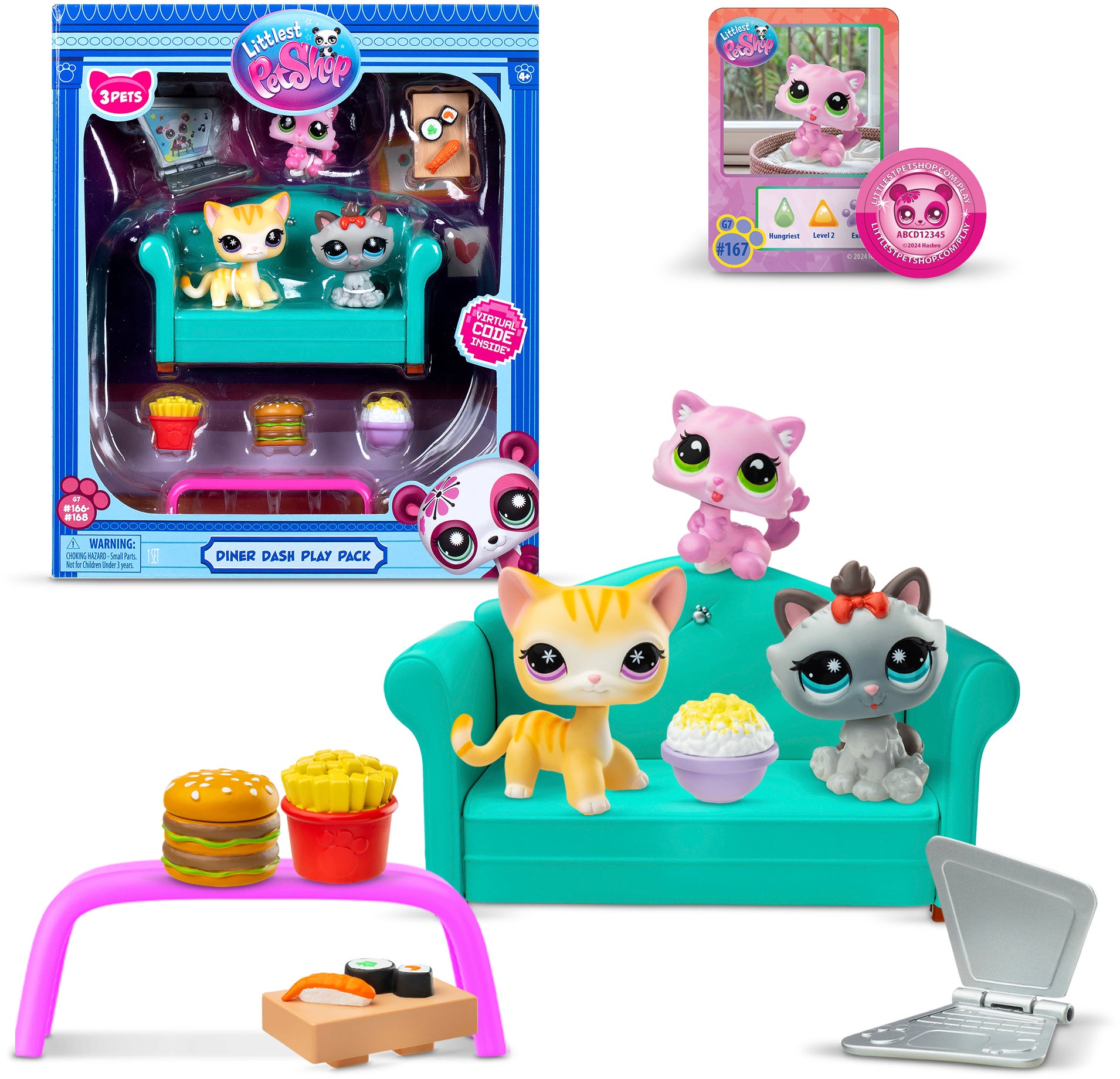 Littlest Pet Shop Diner Dash Spielset Littlest Pet Shop Diner Dash Spielset von Little Live Pets